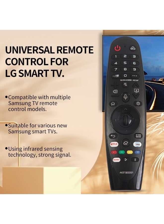 Shein Universal Magic Remote Control for Smart TV - Compatible With All LG Models (NO Voice Control or Pointer Function) - Image 1